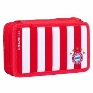 Dvojitý plný penál BAYERN MNICHOV Stripe