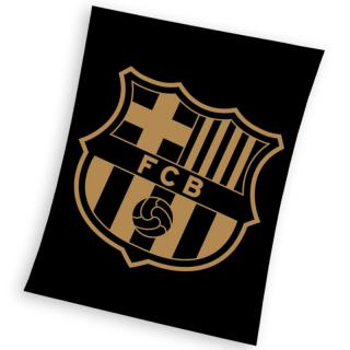 Flísová deka BARCELONA FC black