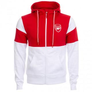 Mikina ARSENAL FC No2 zip white Velikost: XXL