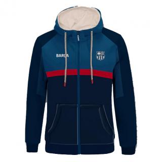 Mikina BARCELONA FC Zip Oceanic Velikost: L