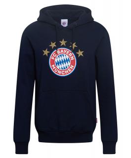 Mikina BAYERN MNICHOV Logo navy Velikost: L