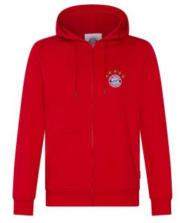 Mikina BAYERN MNICHOV Logo-Zip red Velikost: L