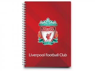 Notes A4 LIVERPOOL FC Spiral čtverečkovaný