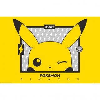 Plakát POKEMON Pikachu Wink (typ 143)