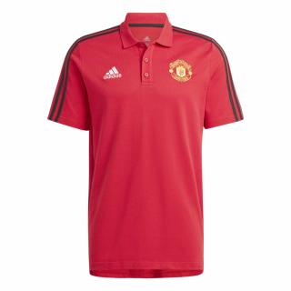 Polo MANCHESTER UNITED 3-Stripes red Velikost: L