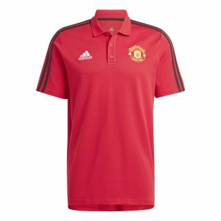 Polo MANCHESTER UNITED 3-Stripes red Velikost: XXL