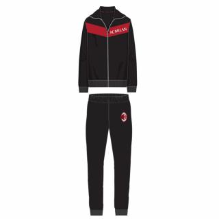 Pyžamo AC MILAN Long black Velikost: L