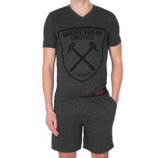 Pyžamo WEST HAM UNITED Short grey Velikost: L