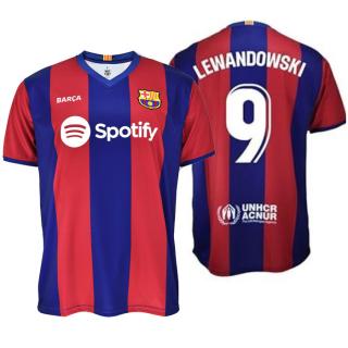 Replika dresu BARCELONA FC 23/24 Home Lewandowski Velikost: M