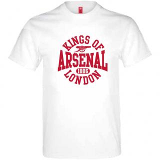 Tričko ARSENAL FC Kings white Velikost: L