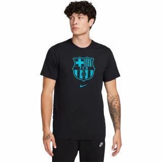 Tričko BARCELONA FC Crest black Velikost: XXL