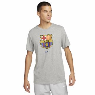 Tričko BARCELONA FC Crest grey Velikost: L