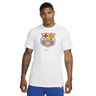 Tričko BARCELONA FC Crest white Velikost: XL