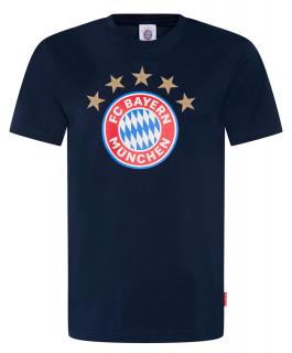 Tričko BAYERN MNICHOV Logo navy Velikost: XL