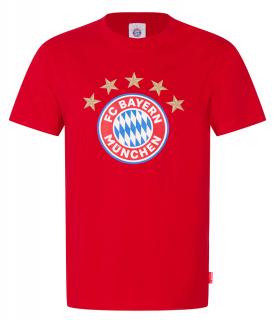 Tričko BAYERN MNICHOV Logo red Velikost: XL