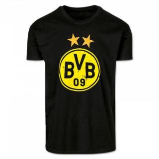 Tričko BORUSSIA DORTMUND Logo black Velikost: L