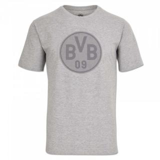 Tričko BORUSSIA DORTMUND Logo grey Velikost: M