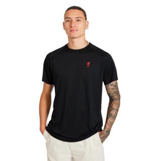 Tričko LIVERPOOL FC Embroidered black Velikost: S