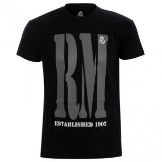 Tričko REAL MADRID Big RM black Velikost: XL