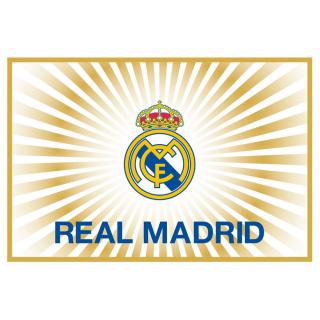 Vlajka REAL MADRID No7 Rays gold