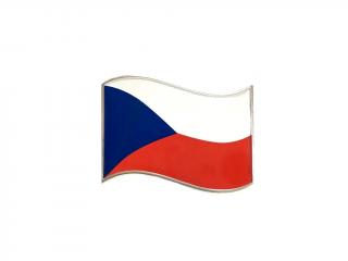 Nálepka na auto kovová - česká vlajka (Car sticker metal - Czech flag)