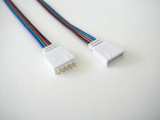 4pin s kabelem spojovací sada pro RGB barevné LED pásky
