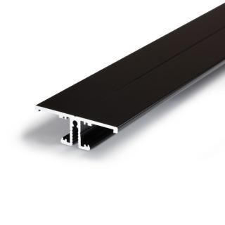 BACK10 A/UX černý- nástěnný hliníkový profil oboustranný, obvodová lišta (metráž)