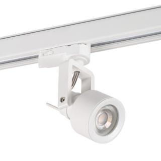 Bílé lištové svítidlo ACORD ATL5 pro žárovku GU10 kolejnicové bodové do lišty 33149