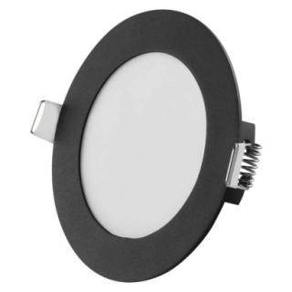 Černé LED vestavné svítidlo NEXXO 7W kruhové se změnou CCT