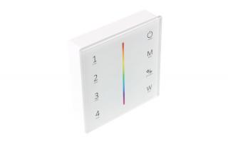 dimLED dálkový ovladač OV WRF-RGBW-4CH pro barevné LED osvětlení - bílý/černý Barva produktu: Bílá