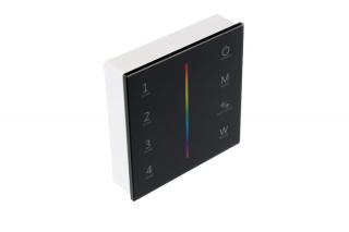 dimLED dálkový ovladač OV WRF-RGBW-4CH pro barevné LED osvětlení - bílý/černý Barva produktu: Černá