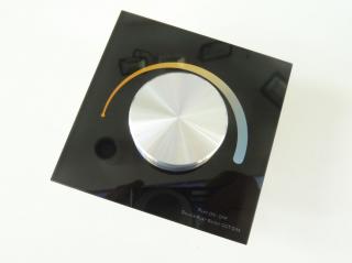 dimLED OV DUPLEX CCT 2Knástěný ovladač stmívač pro LED osvětlení bílý/černý Bi-Color Barva produktu: Černá