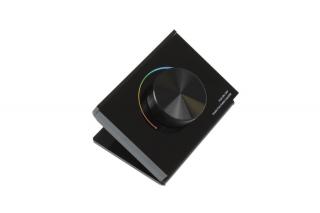 dimLED STK-RGB stolní otočný dálkový ovladač / stmívač černý pro LED osvětlení 069236