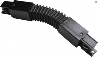 Flex spojka 3F s připojením 3F pro třífázovou lištu Barva produktu: Černá