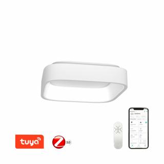 Immax NEO TOPAJA 47W 60cm bílé Smart přisazené svítidlo oválné TUYA Zigbee 07032L