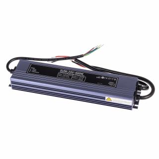 LED napájecí zdroj SLIM 24V 400W pro LED pásky - voděodolné trafo 16,7A IP67 056233