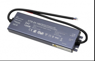 LED napájecí zdroj slim UTD 24V 100W 4,17A pro LED pásky - voděodolné trafo IP67 - Záruka 5let 056351