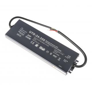 LED napájecí zdroj slim UTD 24V 350W 14,5A pro LED pásky - voděodolné trafo IP67 - Záruka 5let 056356