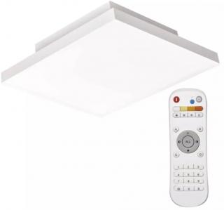 LED přisazené svítidlo IRVI CCT 18W bezrámečkové čtvercové 30x30cm s regulací teploty barev a dálkovým ovladačem Bi-Color CRI>95