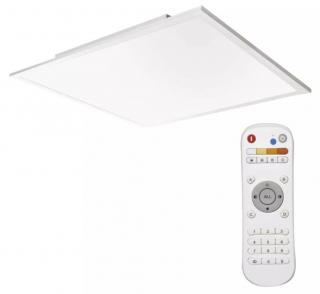 LED přisazené svítidlo RIVI CCT 40W čtvercové 60x60 s regulací teploty barev a dálkovým ovladačem Bi-Color