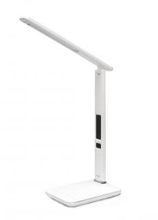 LED stolní lampička Immax KINGFISHER WHITE bílá 08934L