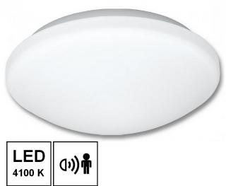 LED stropní a nástěnné svítidlo VICTOR 18W denní bílá s HF senzorem IP44 W131/LED-4100
