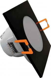 LED svítidlo BONO-S 5W vestavné černé hranaté 3000K 8cm GXLL082