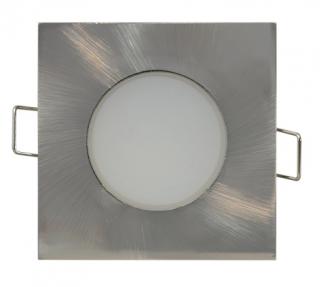 LED svítidlo BONO-S 5W vestavné stříbrné 3000K hranaté 9cm GXLL026
