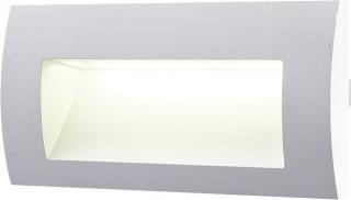 LED venkovní svítidlo GREENLUX WALL 20 3W GRAY 3000K vestavné, teplá bílá GXLL010