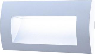 LED venkovní svítidlo GREENLUX WALL 20 3W GRAY 6500K vestavné, studená bílá GXLL004