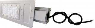 LED VO pouliční lampa BOSTON 30W neutrální/denní  LED veřejné osvětlení stříbrné, výložník 60mm GXSL001