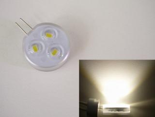 LED žárovka G4 denní bílá 12V 2W nábytková bodovka stmívatelná 120° Barva světla: Denní bílá