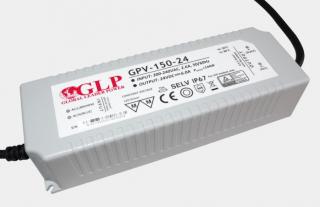 LED zdroj 24V 6,25A 150W IP67 záruka 5let GPV-150-24