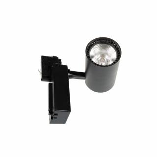 Lištový černý LED reflektor TORU-B 20W neutrální 4500K kolejnicové bodové svítidlo track light 105711